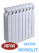 Радиатор биметаллический RIFAR МONOLIT (боковое подключение) 500/14 секции с доставкой в Магнитогорск