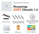 ZONT Climatic 1.2 Погодозависимый автоматический GSM / Wi-Fi регулятор (1 ГВС + 2 прямых/смесительных) с доставкой в Магнитогорск